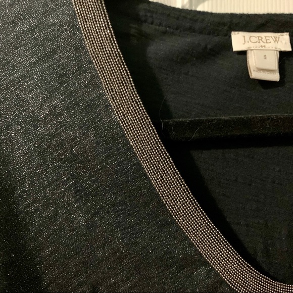 Black Sparkly J.Crew Top - Picture 3 of 4
